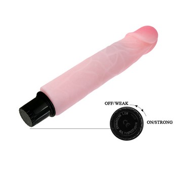 Вибратор из киберкожи The Realistic Cock 22 см