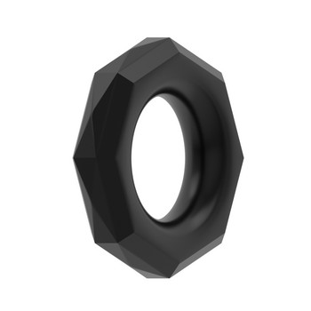 Эрекционное кольцо черное Power Plus Cock Ring