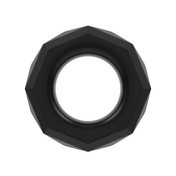 Эрекционное кольцо черное Power Plus Cock Ring
