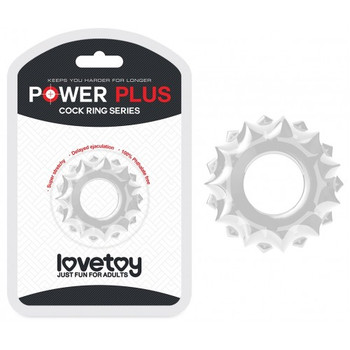 Прозрачное эрекционное кольцо Power Plus Cock Ring