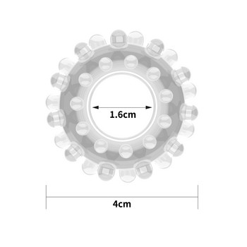 Прозрачное эрекционное кольцо Power Plus Cock Ring