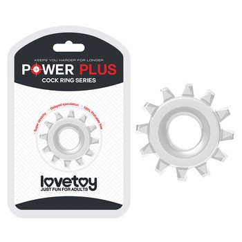 Эрекционное прозрачное кольцо Power Plus Cock Ring