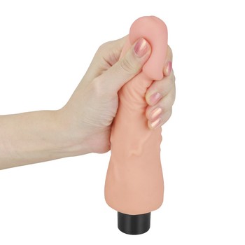 Реалистичный вибратор Real Softee 18 см