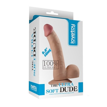 Фаллос реалистичный на присоске The Ultra Soft Dude 20 см