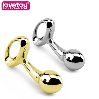 Aнальная втулка серебристая Medium Luxury Metal Butt Plug