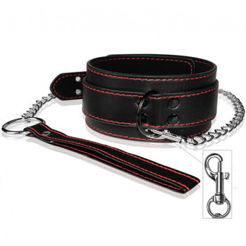 Ошейник с поводком Bondage Fetish Pleasure collar