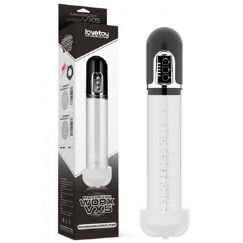 Вакуумная помпа автоматическая Maximizer Worx VX5- Rechargeable Black