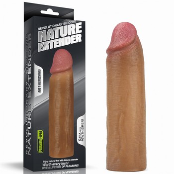 Удлиняющая насадка мулат Revolutionary Silicone Nature Extender-Uncircumcised + 4 см