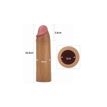Удлиняющая насадка мулат Revolutionary Silicone Nature Extender-Uncircumcised + 4 см