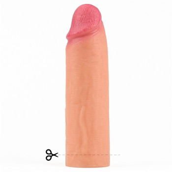 Удлиняющая телесная насадка Revolutionary Silicone Nature Extender-Uncircumcised + 4 см