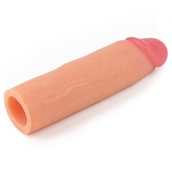 Удлиняющая телесная насадка Revolutionary Silicone Nature Extender-Uncircumcised + 4 см