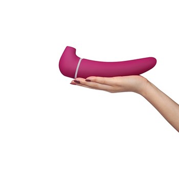 Вакуумный стимулятор клитора с вибрацией Toyz4Partner розовый