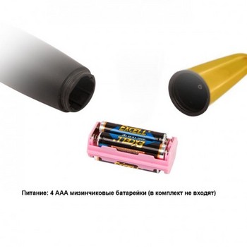 Вибромассажер Power Wand черно-золотой