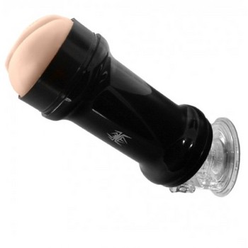 Мастурбатор в колбе  с вибрацией Spider Realism Hands Free Vibro