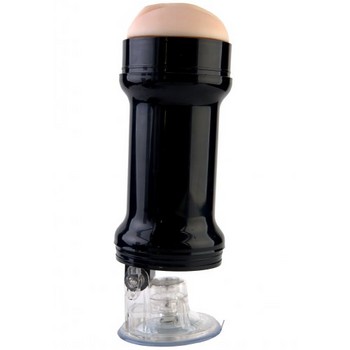 Мастурбатор в колбе  с вибрацией Spider Realism Hands Free Vibro