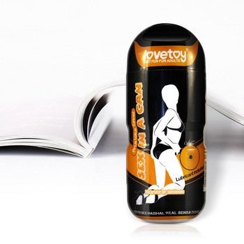 Мастурбатор в колбе с вибрацией Sex In A Can Vibra Anus Tunnel