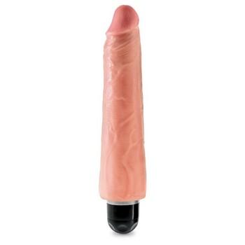 Телесный вибратор-реалистик 9 Vibrating Stiffy