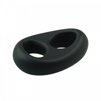 Двойное кольцо эрекционное Ultra Soft Platinum-Cure Silicone Cockring