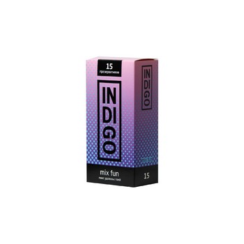 Презервативы Indigo Mix Fun №15 микс удовольствий