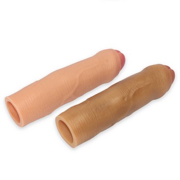 Удлиняющая закрытая насадка мулат Revolutionary Silicone Nature Extender-Uncircumcised + 4 см