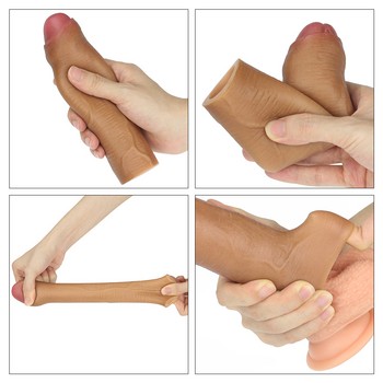 Удлиняющая закрытая насадка мулат Revolutionary Silicone Nature Extender-Uncircumcised + 4 см