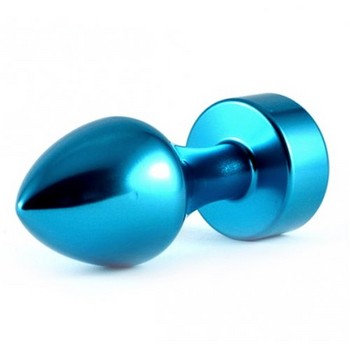 Голубая анальная пробка Rosebud Aluminium