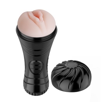 Мастурбатор вагина в колбе Vibrating Male Masturbator