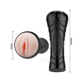 Мастурбатор вагина в колбе Vibrating Male Masturbator