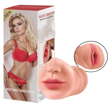Мастурбатор вагина-ротик Vagina-Oral sex with teeth