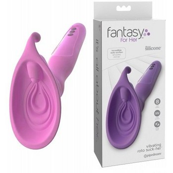 Вакуумный стимулятор клитора Fantasy For Her Vibrating Roto Suck-Her