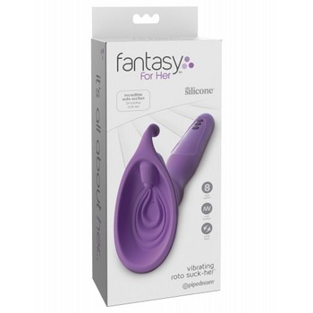 Вакуумный стимулятор клитора Fantasy For Her Vibrating Roto Suck-Her