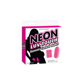 Вибро-яйцо с беспроводным пультом управления Neon Luv Touch Remote Control Bullet Pink