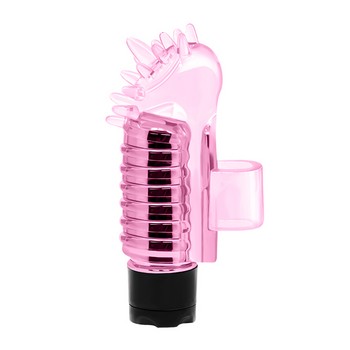 Вибро-насадка на палец розовая Finger Vibrator