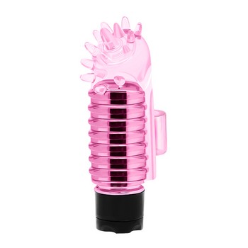 Вибро-насадка на палец розовая Finger Vibrator