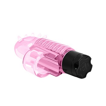Вибро-насадка на палец розовая Finger Vibrator