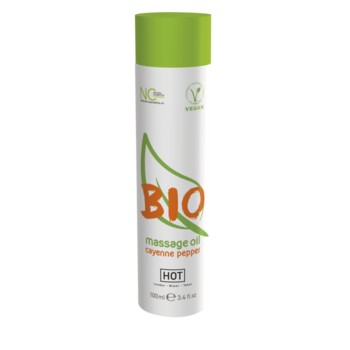 Массажное масло HOT BIO Massage oil cayenne pepper 100 мл.