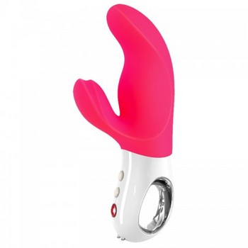 Вибратор с клиторальным стимулятором Fun Factory Miss Bi розовый