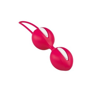 Вагинальные шарики Fun Factory Smartballs Duo красно-белые