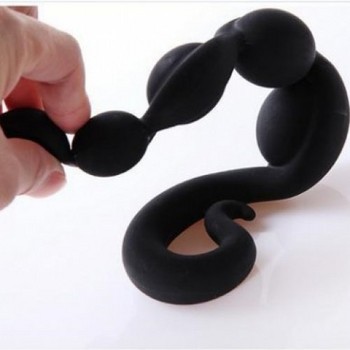 Анальная цепочка Fun Factory Bendybeads черная