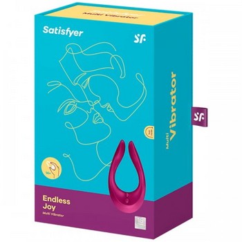 Многофункциональный вибратор для пар Satisfyer Partner Multifun 2 малиновый