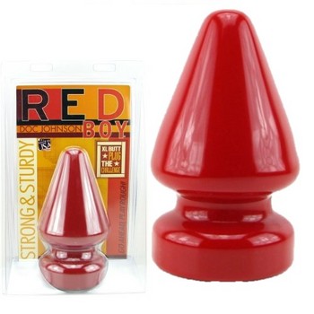 Красная анальная пробка для фистинга Red Boy