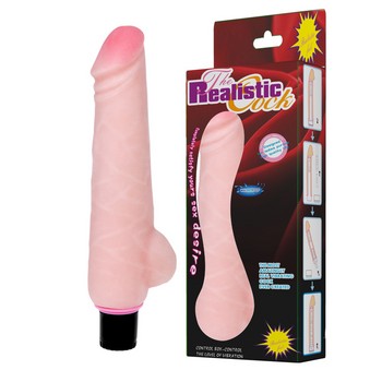 Реалистичный вибратор с мошонкой Realistic Cock
