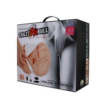 Попка и вагина CRAZY BULL с вибрацией