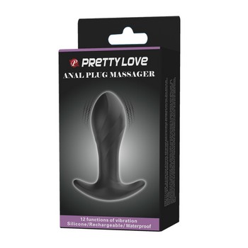 Анальная пробка с вибрацией Anal Plug Massager черная