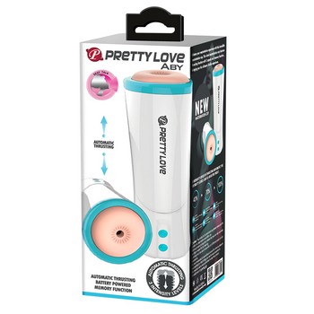 Мастурбатор Pretty Love Aby с поступательными движениями, функцией посасывания и голосовым сопровождением