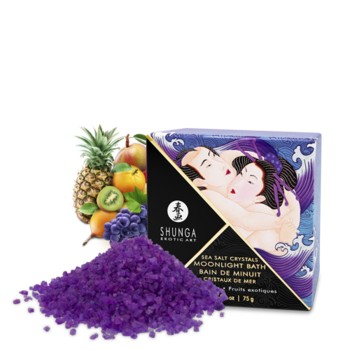Соль мёртвого моря с лечебными свойствами для ванны Shunga Exotic Fruits  75 гр