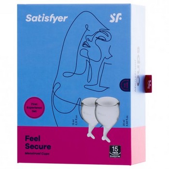 Набор менструальных чаш Satisfyer Feel Secure прозрачный