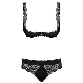 Элегантный комплект белья черный L/XL 46-50