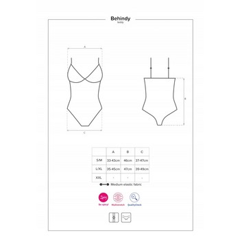 Изящное боди Behindy L/XL