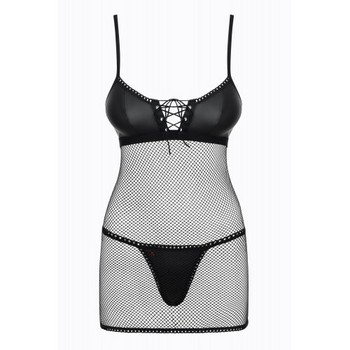 Пикантная сорочка и стринги Redella L/XL